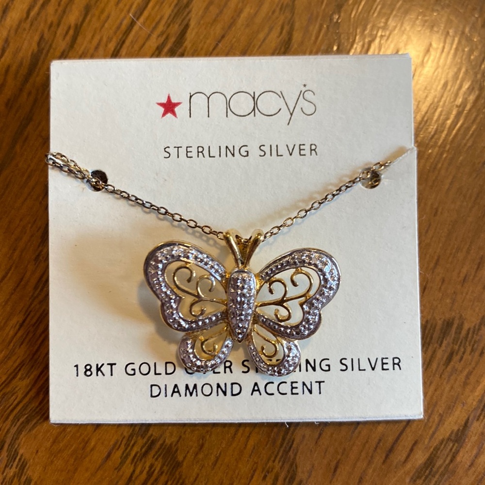 Beautiful butterfly necklace
